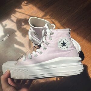 Lilac Platform Converse 5.5
